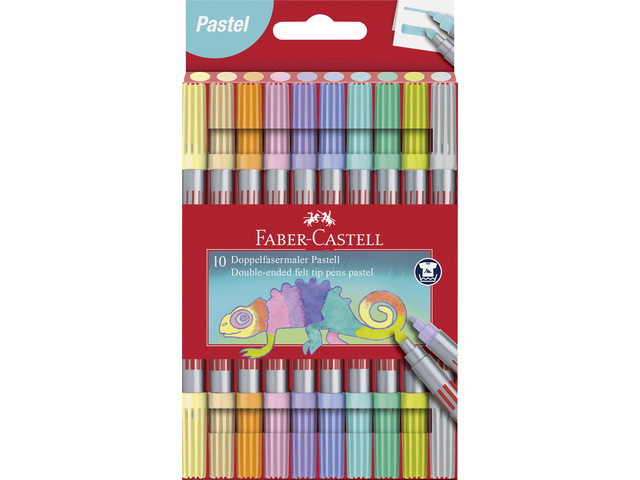 Viltstift FC Duo 10 stuks pastel