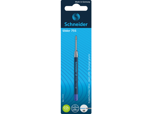 Vulling Schneider Slider Jumbo, M blauw, op blister