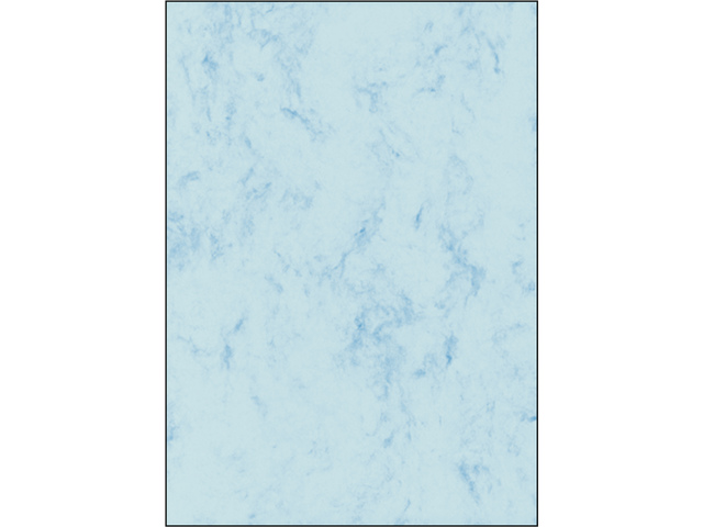 Designpapier Sigel A4 200grs marmer blauw pak 50 vel