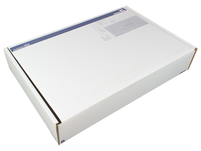 Postpakketdoos 5 Raadhuis met bedrukking 430x300x90mm 5 stuk