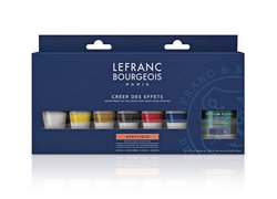Lefranc Bourgeois Fine Acrylverf 6X20ml And Additives Discovery Set