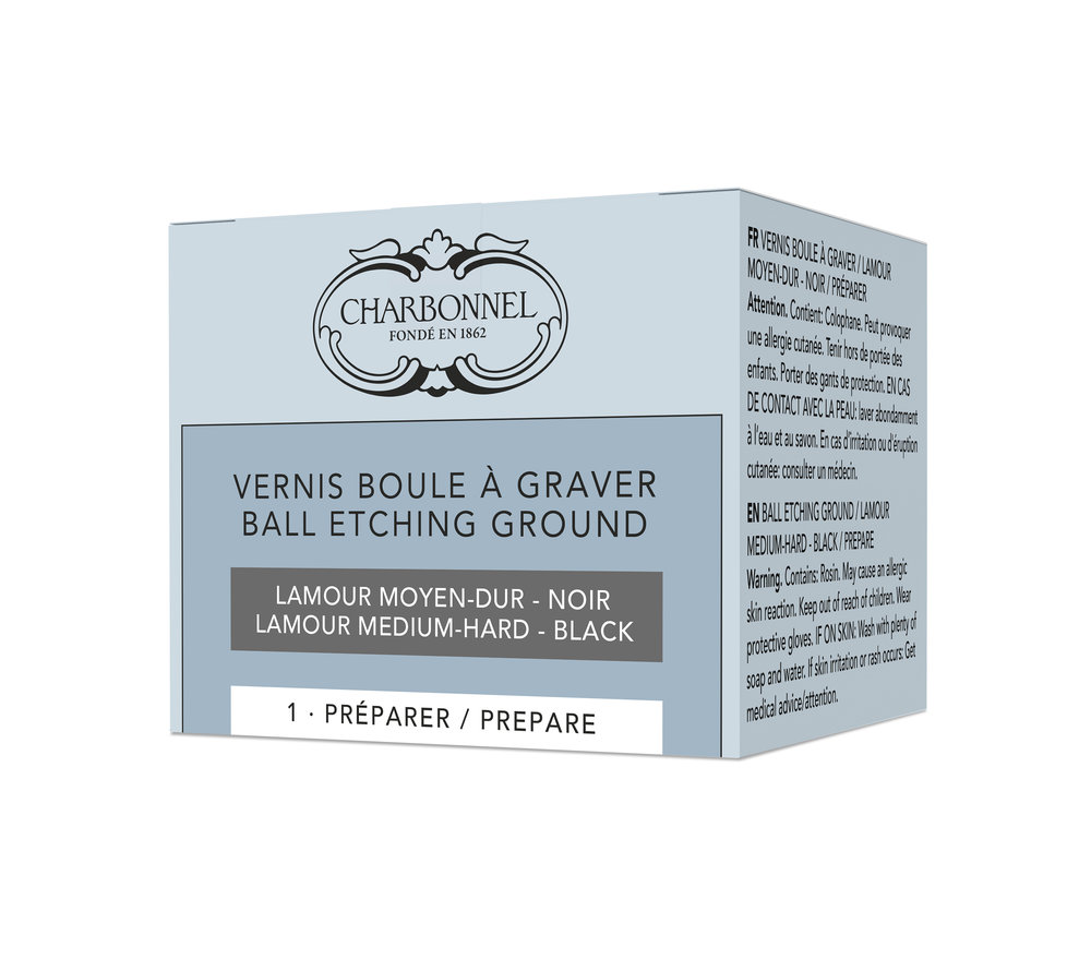 Lefranc Bourgeois Charbonnel Lamour harde etsgrond Zwarte bal