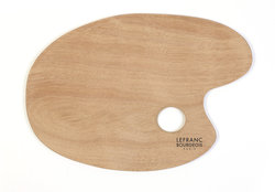 Lefranc Bourgeois Houten palet Ovaal No 4 33x22cm
