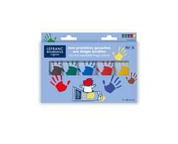 Lefranc Bourgeois Gouache Vingerverf Set Classic 5x80ml
