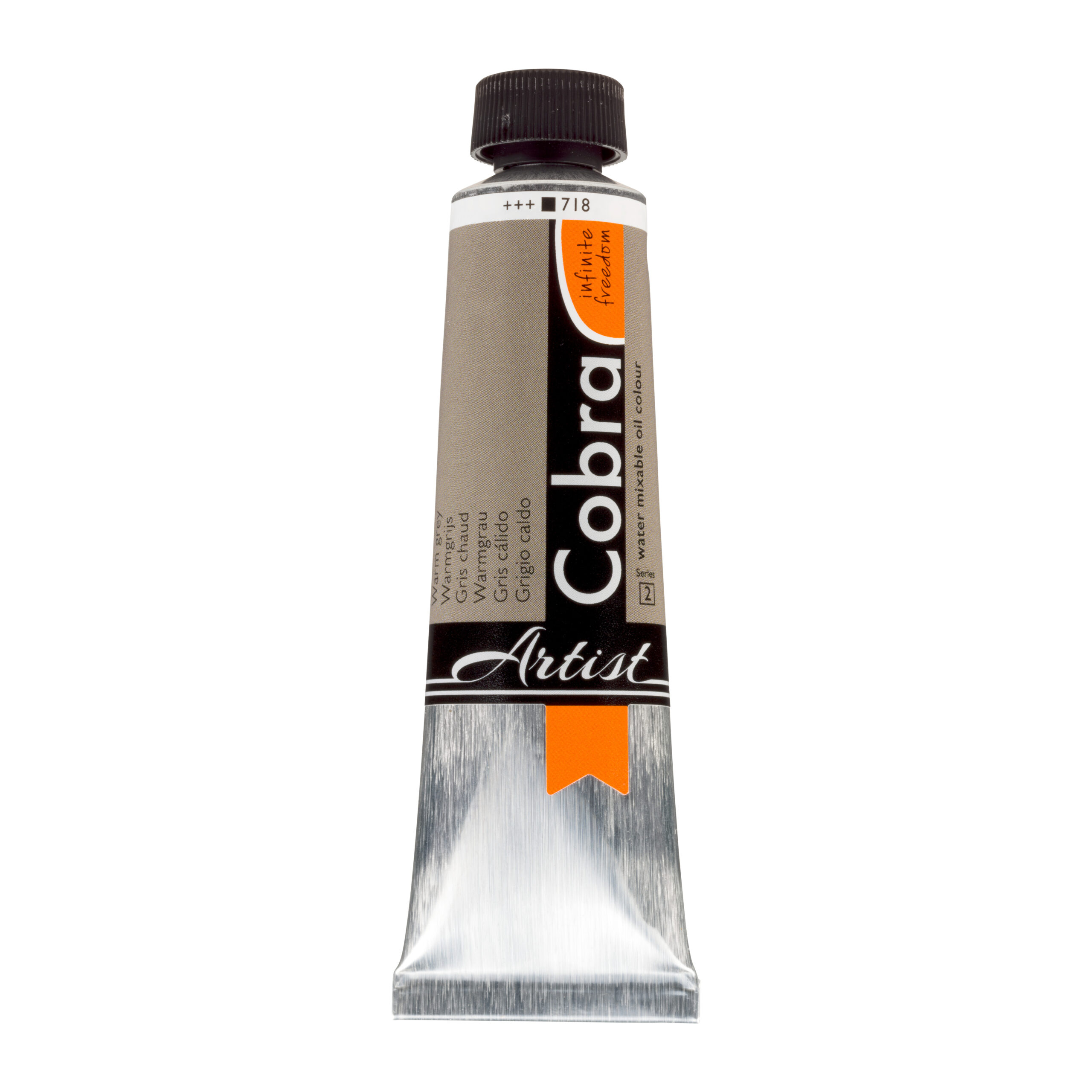 Cobra Artist Water Vermengbare Olieverf Tube 40 ml Warmgrijs 718