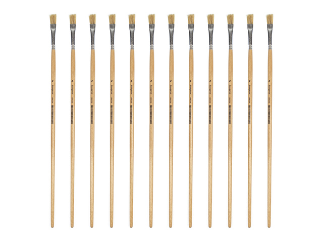 Lyonse penseel Kangaro #8 gelakt hout doos a 12 stuks