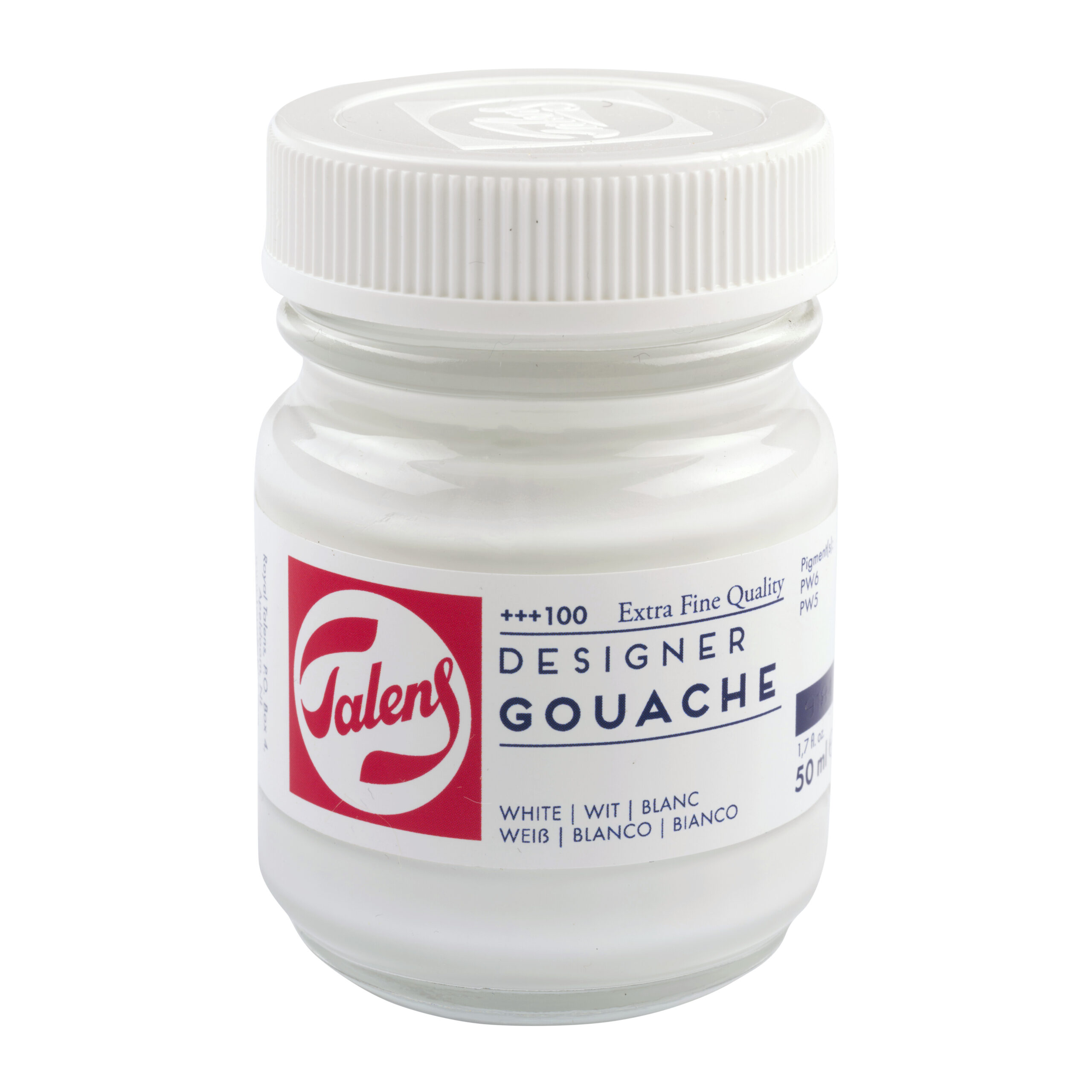 Talens Gouache Extra Fine Quality Fles 50 ml Wit 100