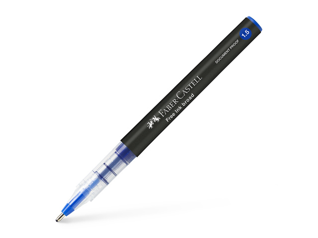 Inktroller FC 1.5mm blauw met venster om
