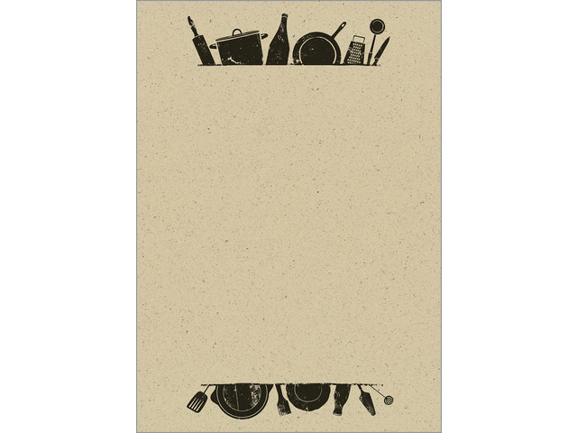 Designpapier Sigel A4 kitchen 100gr pak 100 vel