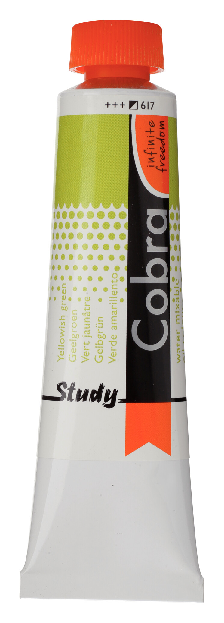 Cobra Study Water Vermengbare Olieverf Tube 40 ml Geelgroen 617