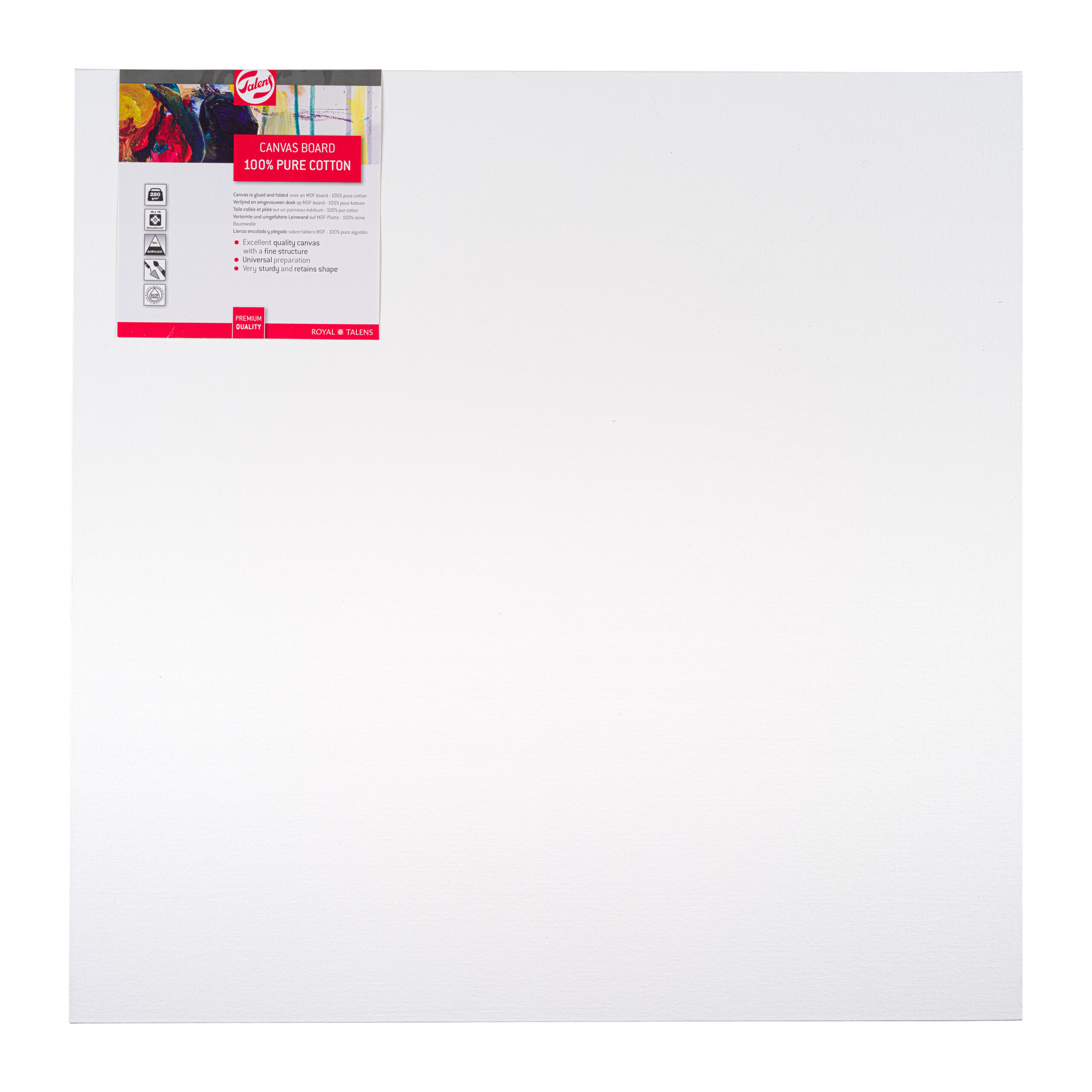 Talens Canvas Board 60 x 60 cm
