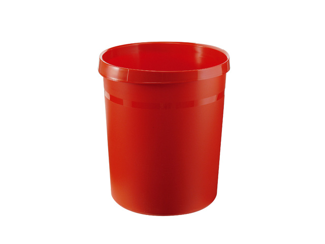 Papierbak HAN Grip 18 liter met 2 grijpranden, rood