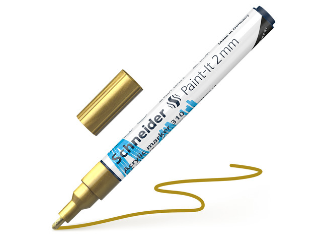 Acryl Marker Schneider Paint-it 310 2mm goud