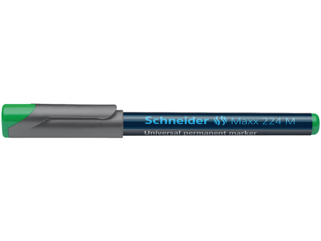 Marker Schneider Maxx 224 M 1,0mm permanent groen