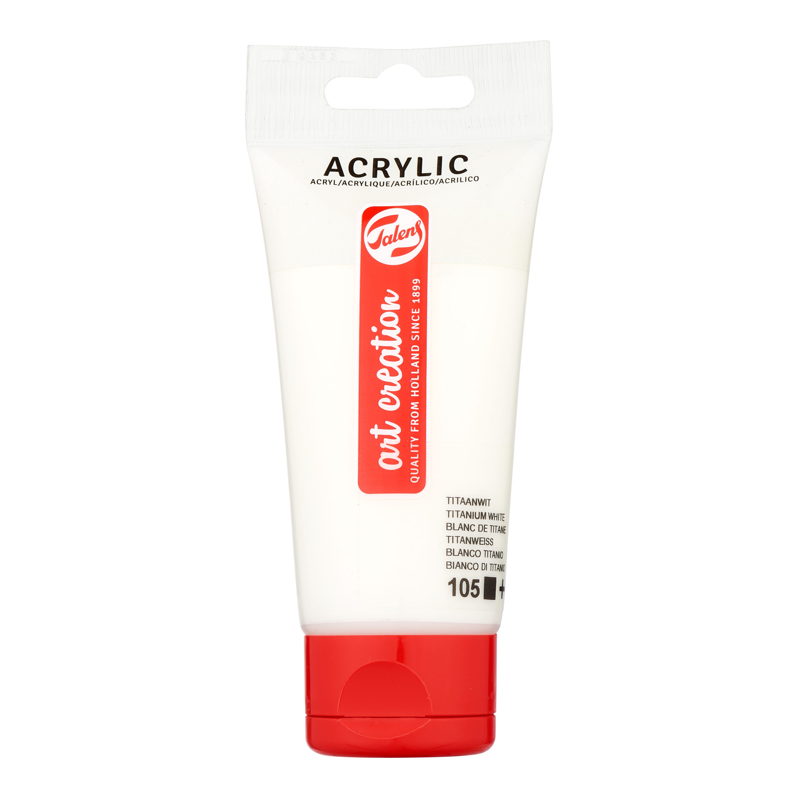 Talens Art Creation Acrylverf Tube 75 ml Titaanwit 105