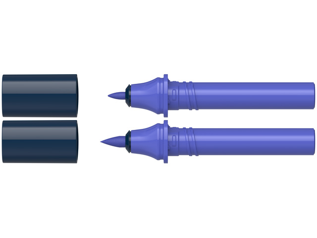 Twinmarker Schneider 2x cartridge Paint-it 040 blauw
