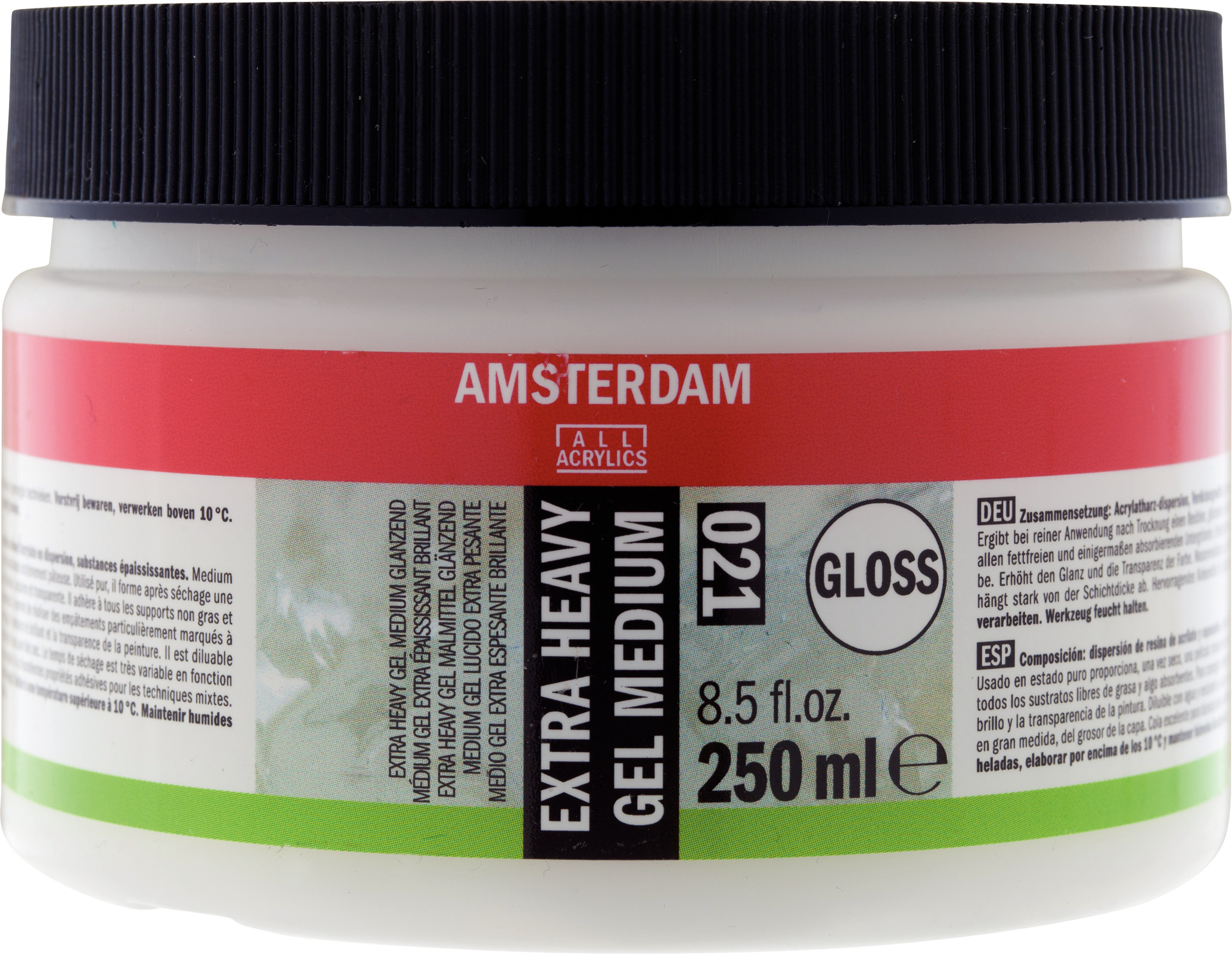 Amsterdam Extra heavy gel medium glanzend 021 pot 250 ml