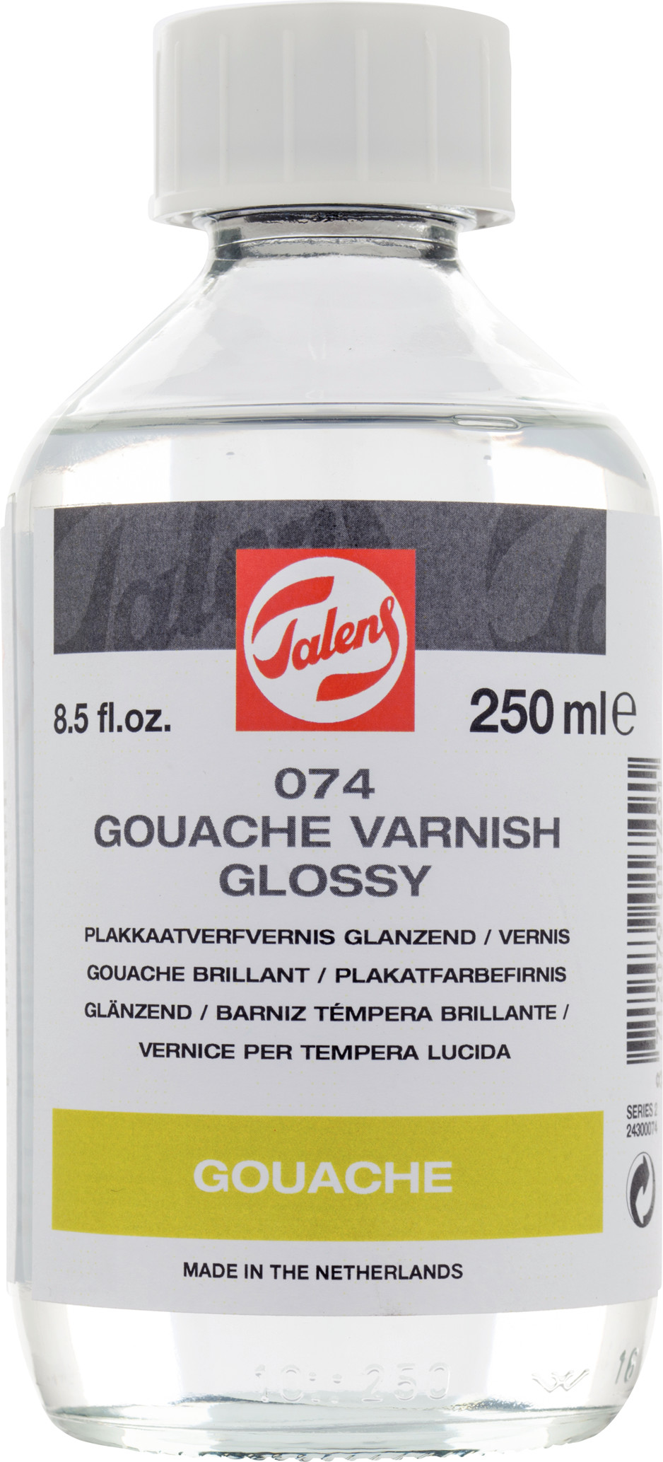 Talens Plakkaatvernis Glanzend 074 Fles 250 ml