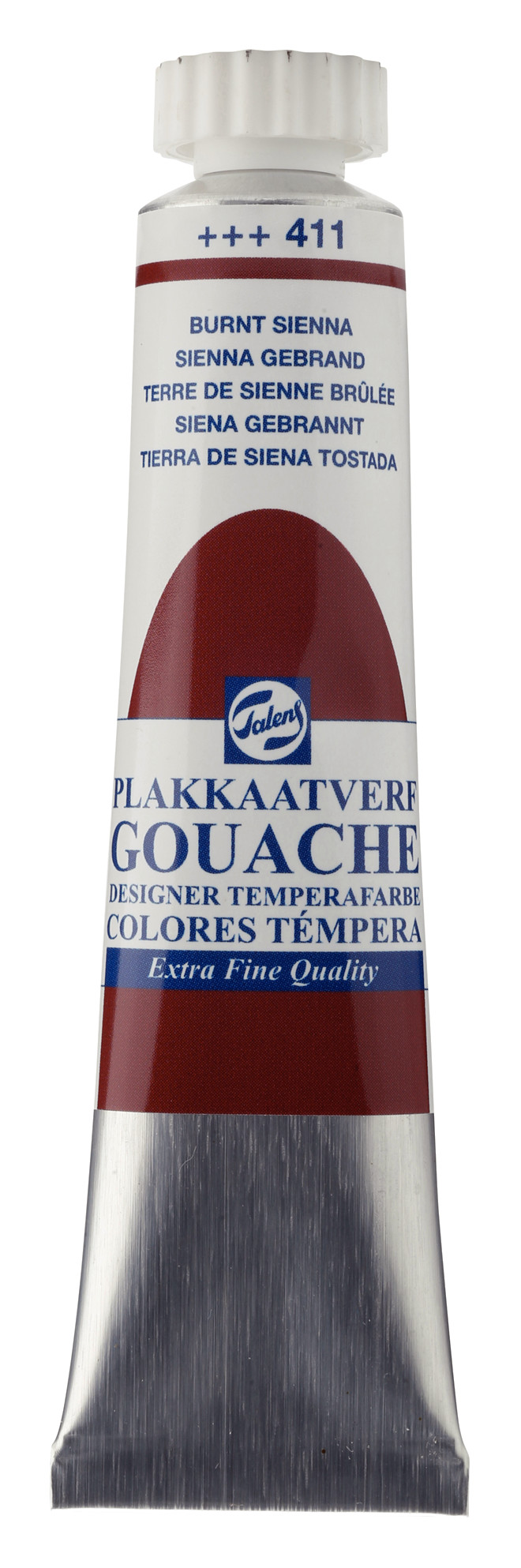 Talens Gouache Extra Fine Quality Tube 20 ml Sienna Gebrand 411