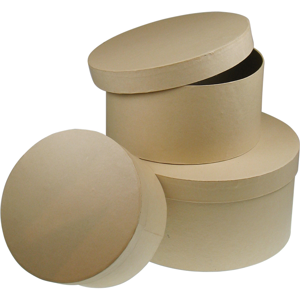 Kartonnen/hoedendoos rond/hoog, 150 x 75 mm