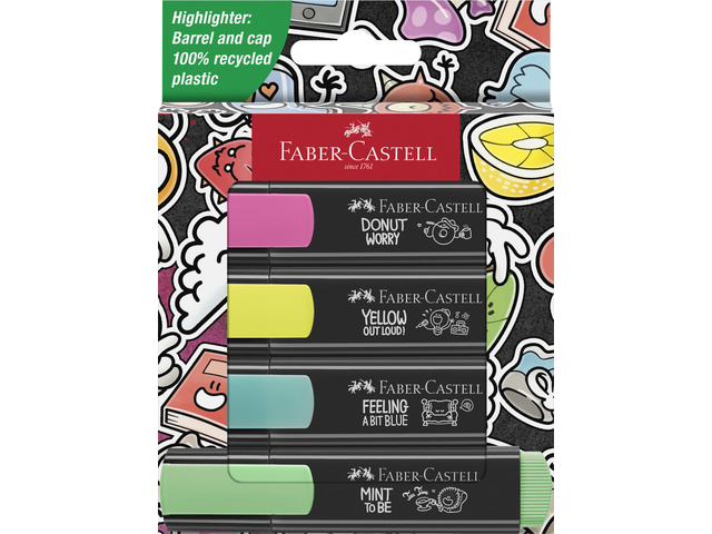 Tekstmarker FC 46 Graffiti set 4dlg (neon pink, neon yellow,