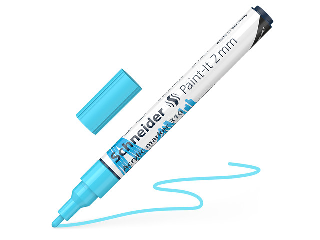 Acryl Marker Schneider Paint-it 310 2mm pastel blauw
