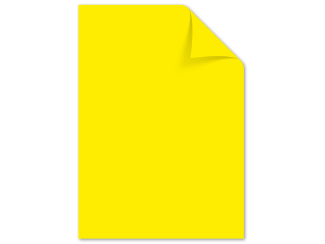 Papier Kangaro A4 160grs geel pak 50 vel