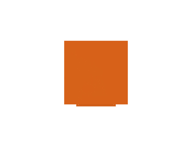 Whiteboard Rocada Skincolour 100x100cm oranje gelakt