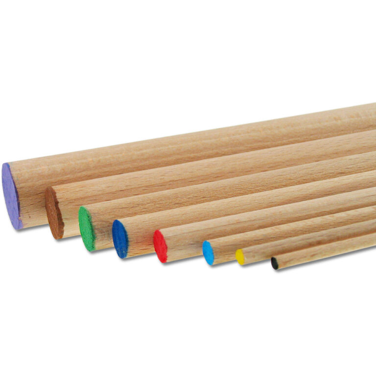 Ronde deuvel Bruine kop 15 mm