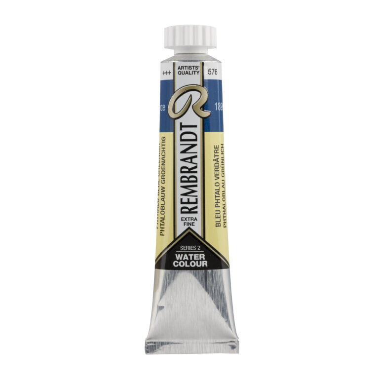 Rembrandt Aquarelverf Tube 20 ml Phtaloblauw Groenachtig 576
