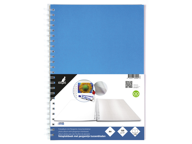 Fotoplakboek Kangaro 33x23cm met pergamijnvellen, 36 vel - K-750114