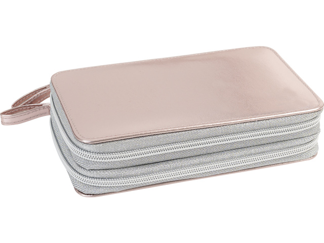 Etui EFA gevuld 24 delig, 2 laags rosé gold