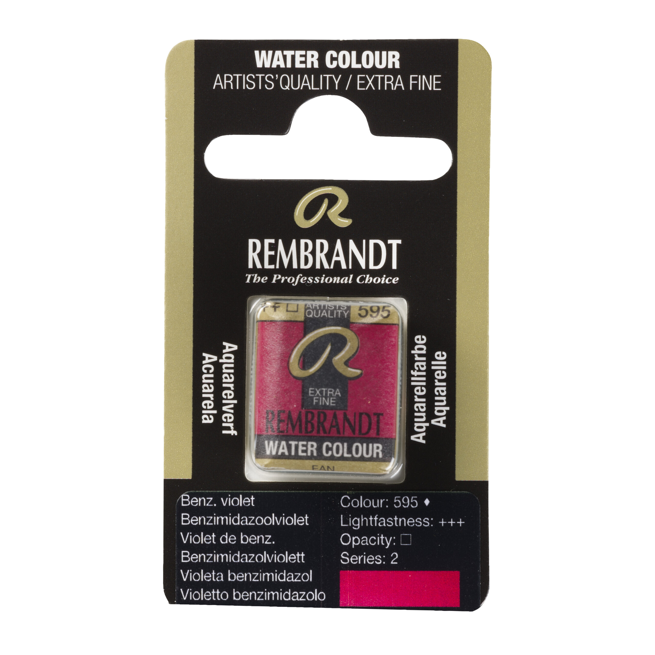 Rembrandt Aquarelverf Napje Benzimidazoolviolet 595