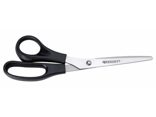 Schaar Westcott Buro RVS 21cm kunststof grip, linkshandig