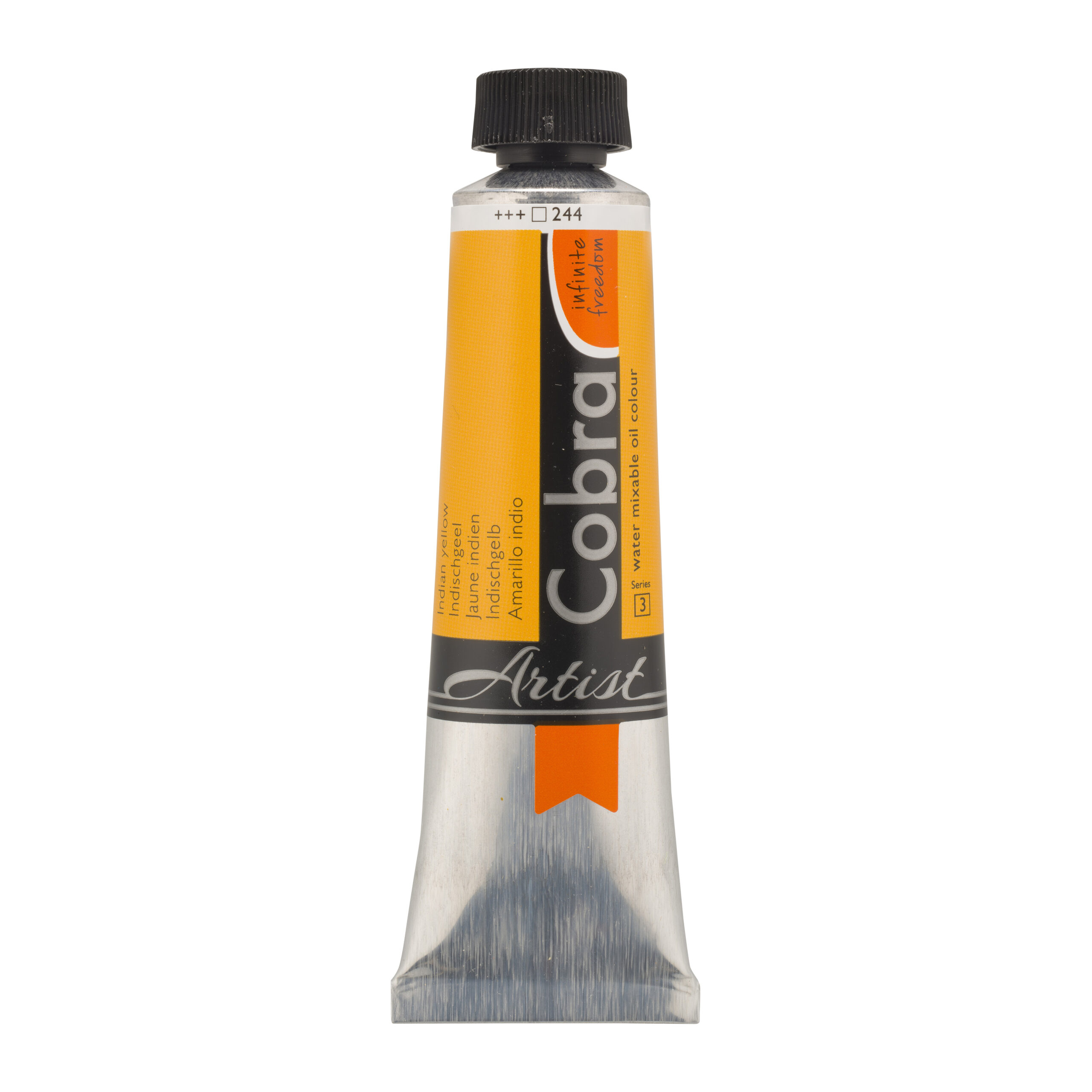 Cobra Artist Water Vermengbare Olieverf Tube 40 ml Indischgeel 244