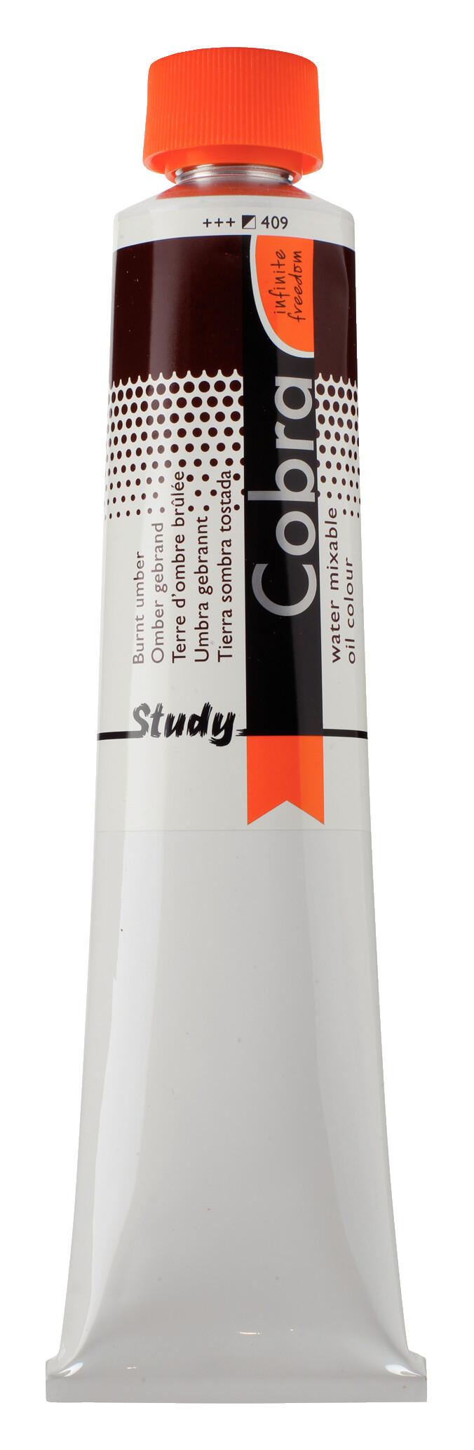 Cobra Study Water Vermengbare Olieverf Tube 200 ml Omber Gebrand 409