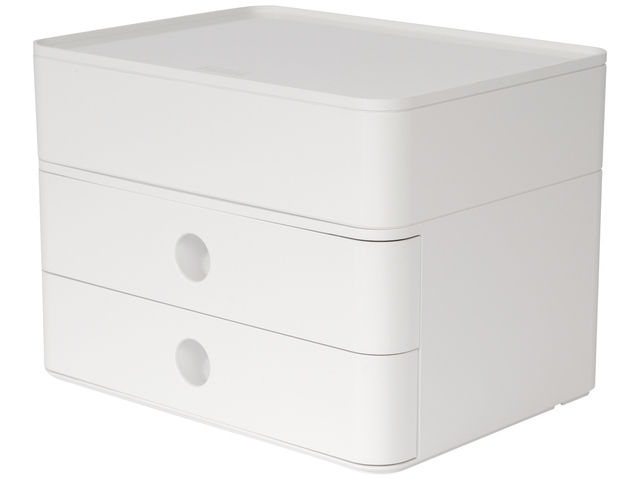 Smart-box plus Han Allison 2 lades en box, sneeuw wit