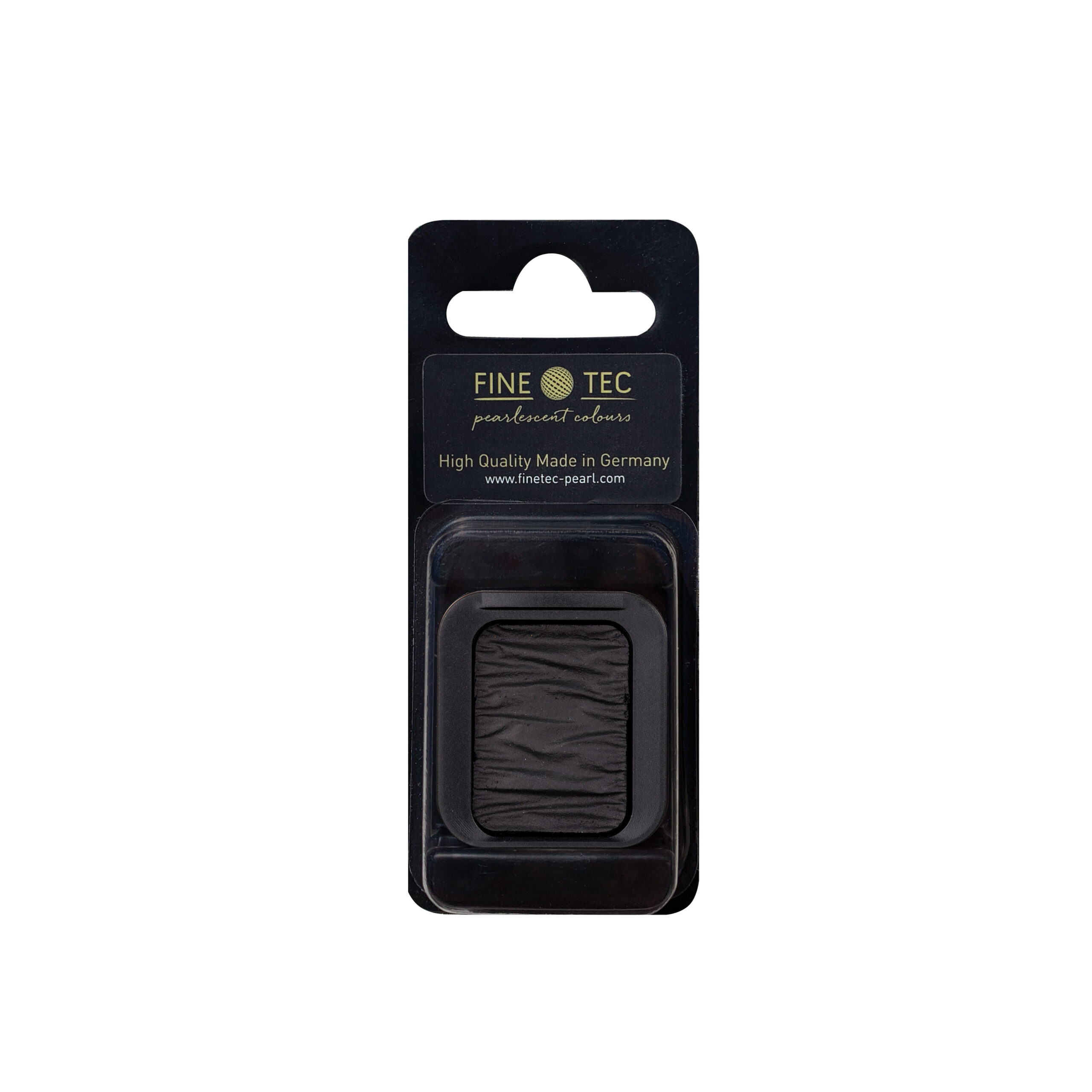 FINETEC® Parelmoer aquarelverf napje | Diep Zwart