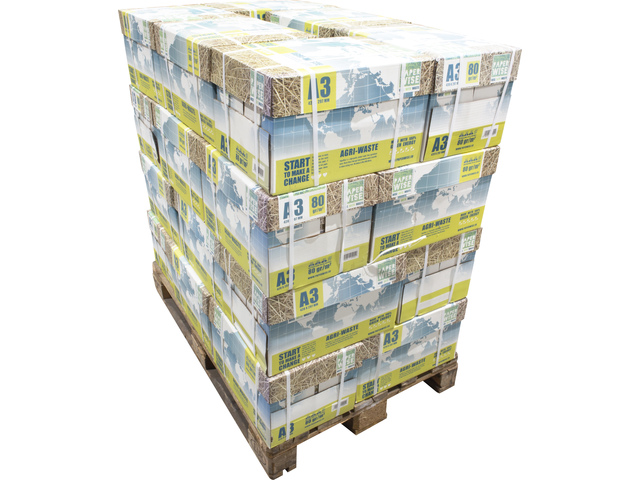 Kopieerpapier PaperWise A3 wit 80 grams pallet a 120 pak