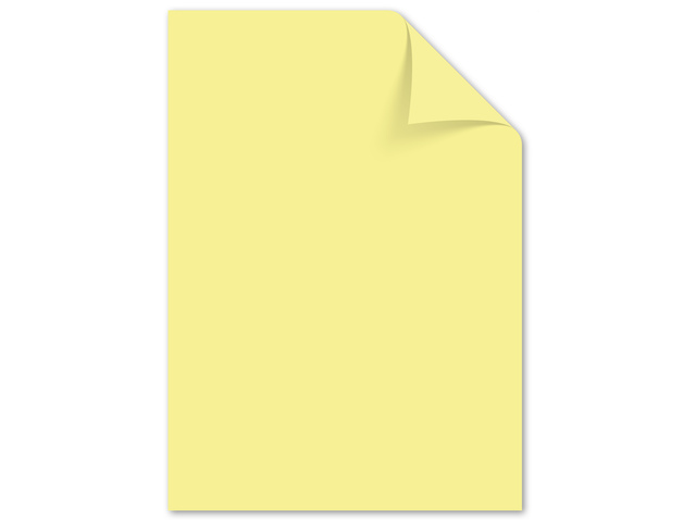 Papier Kangaro A4 160gr pastel geel pak 50 vel