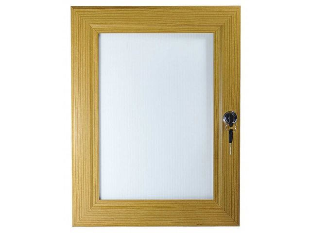 Posterlijst Seco A4 Perspex licht hout afsluitbaar