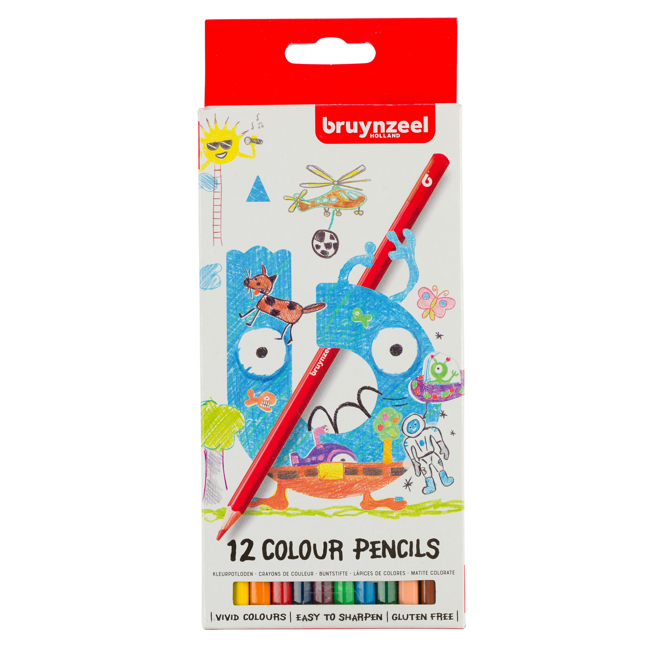 Bruynzeel Kids kleurpotloden set 12