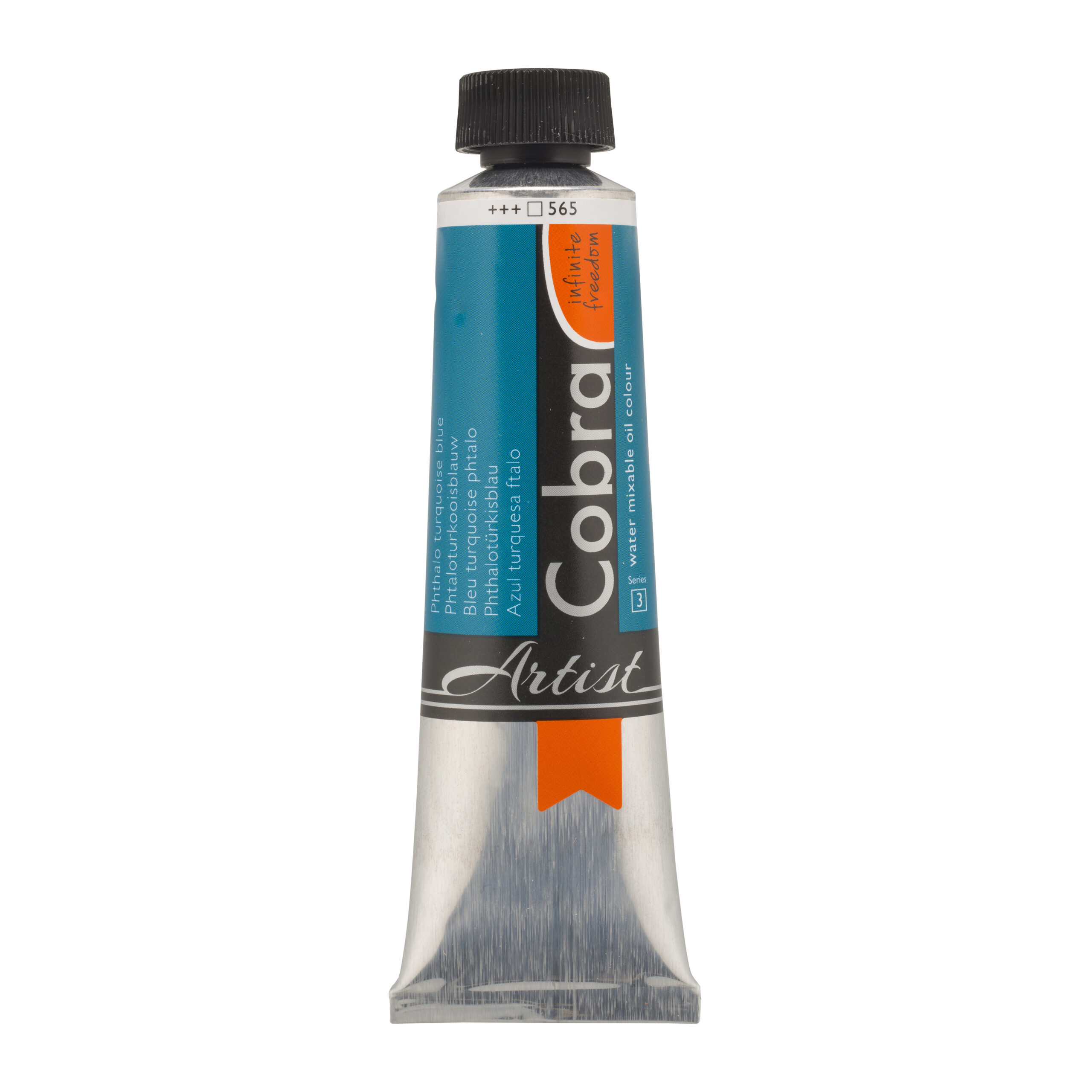 Cobra Artist Water Vermengbare Olieverf Tube 40 ml Phtaloturkooisblauw 565