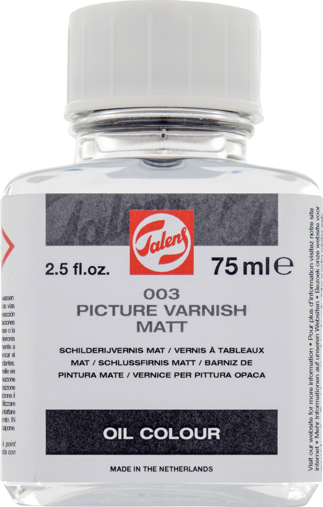 Talens Schilderijvernis Mat 003 Fles 75 ml