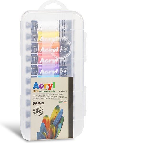 Primo Fine Acrylic Paint in Tube 10 Colors