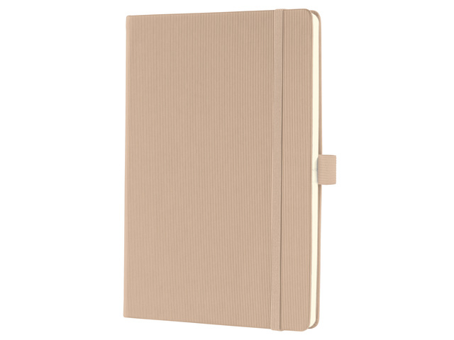 Notitieboek Conceptum A5 beige 5mm ruit hardcover 194pag 80gr