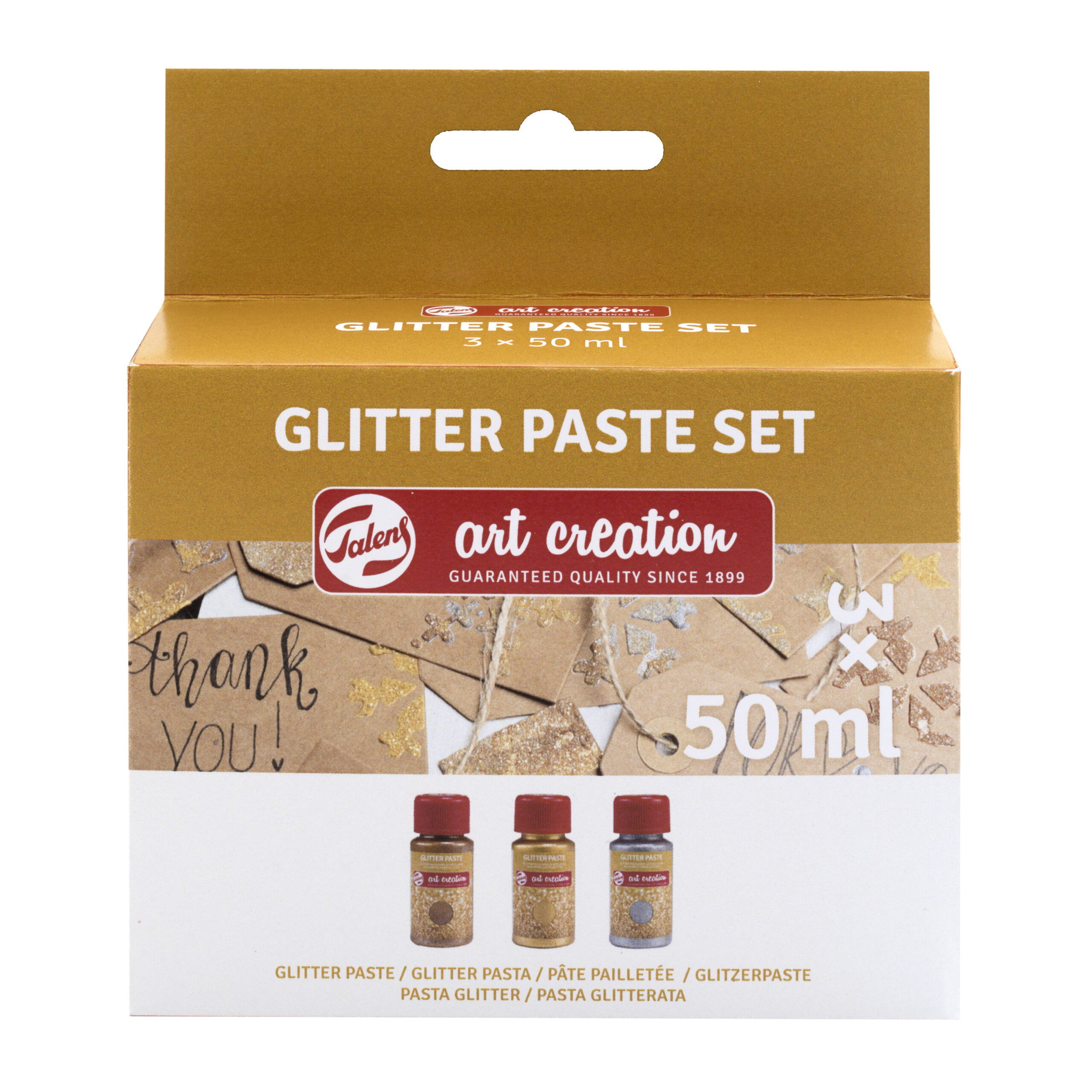 Talens Art Creation Glitter Pasta set | 3 x 50 ml