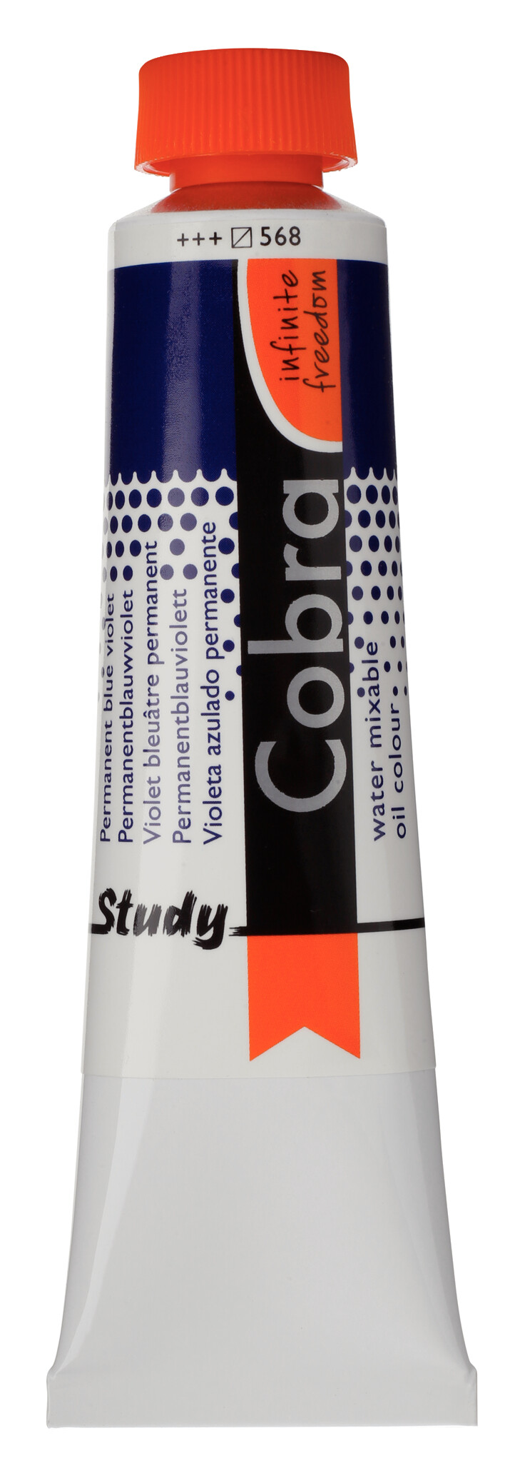 Cobra Study Water Vermengbare Olieverf Tube 40 ml Permanentblauwviolet 568