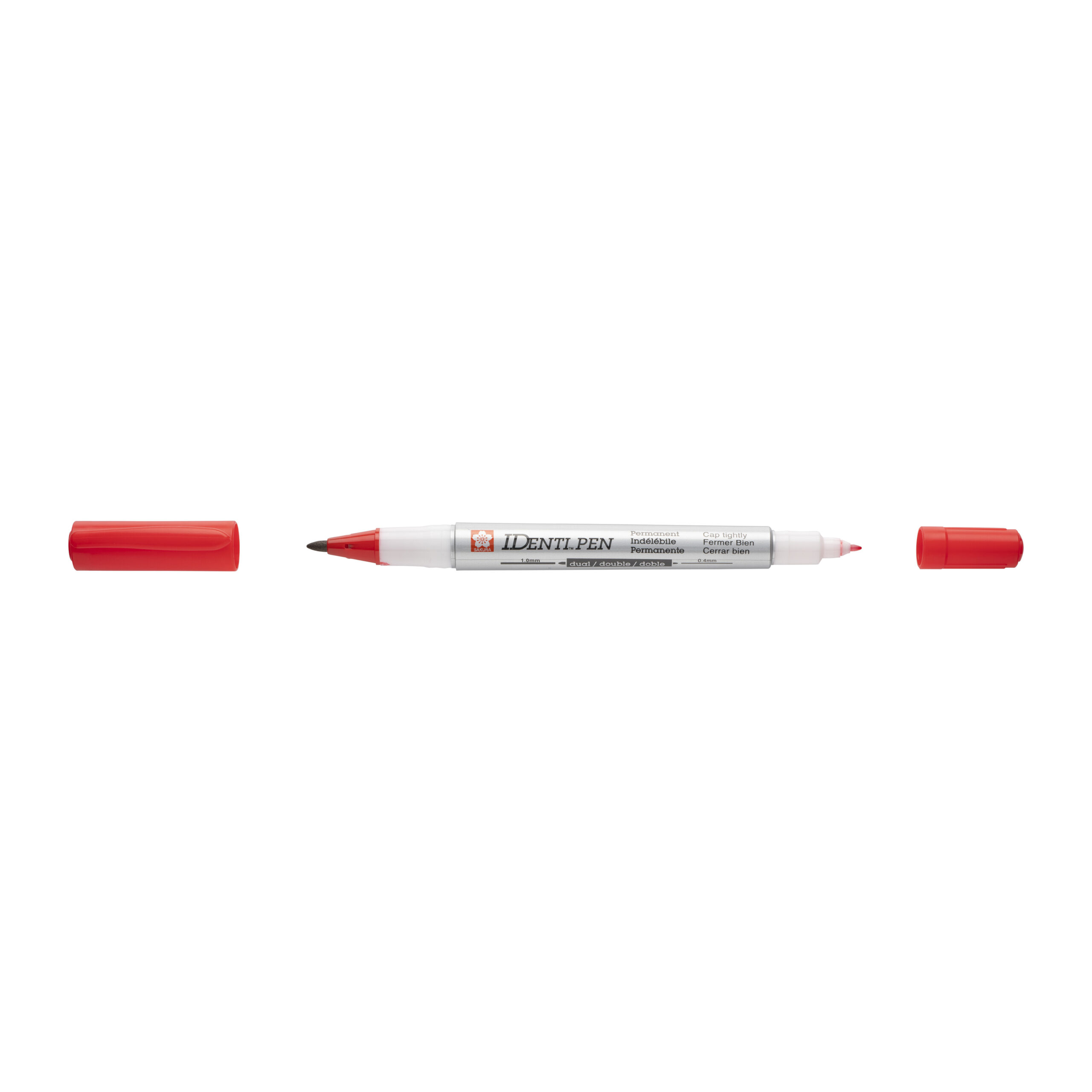 Sakura IDenti-Pen dubbele punt Rood