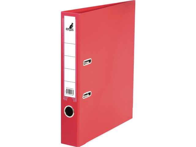 Ordner Kangaro A4 2r 50mm PP/papier rood